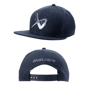 Bauer Drip 9FIFTY Navy Blue Snapback Cap Hat Mens OSFM